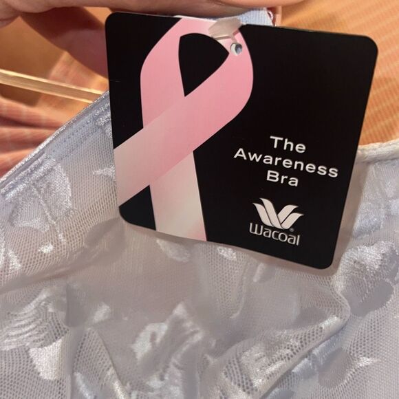 WACOAL NWT Breast Cancer Awareness Full Figure Seamless Underwire Bra 40D - Picture 6 of 6